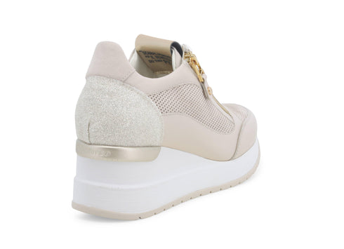 Melluso Donna Sneakers Pelle R20444-222124 Beige